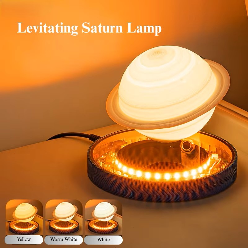 3D Saturn Space Lover Magnetisch Schwebende Lampe | Brehn