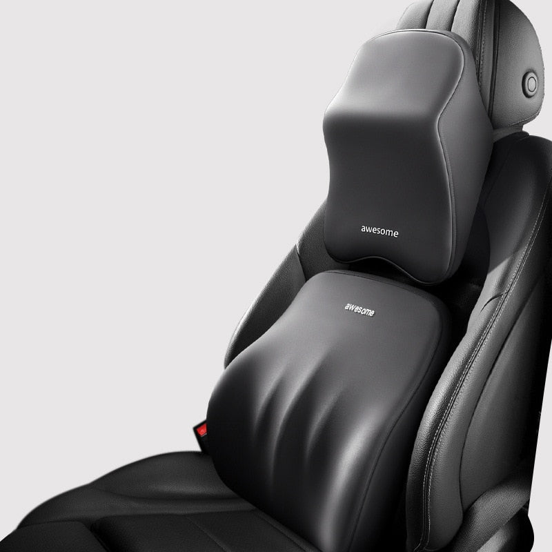 Brehn | Autositzunterstützung | Orthopädische Unterstützung für Nacken und Rücken beim Autofahren