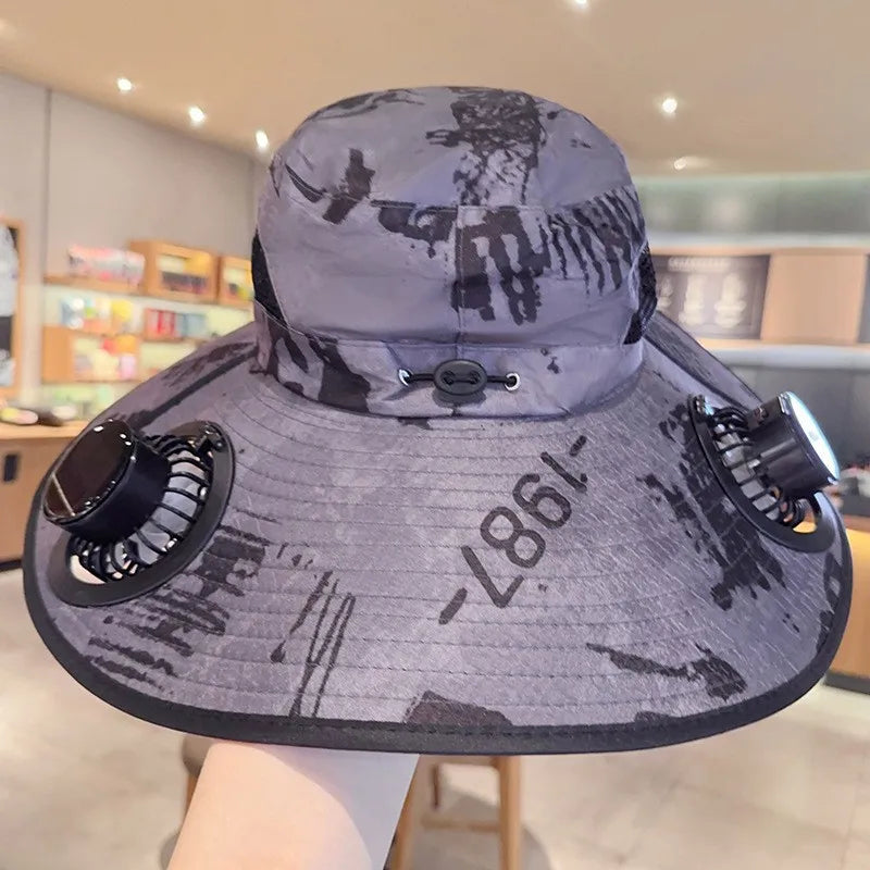 Solar Fan Bucket Hat | Brehn