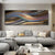 Fließende Regenbogen abstrakte Wandkunst Feine Kunst Leinwanddruck Breitformat Moderne Farben Bilder für über das Bett oder über das Wohnzimmer Sofa | Brehn