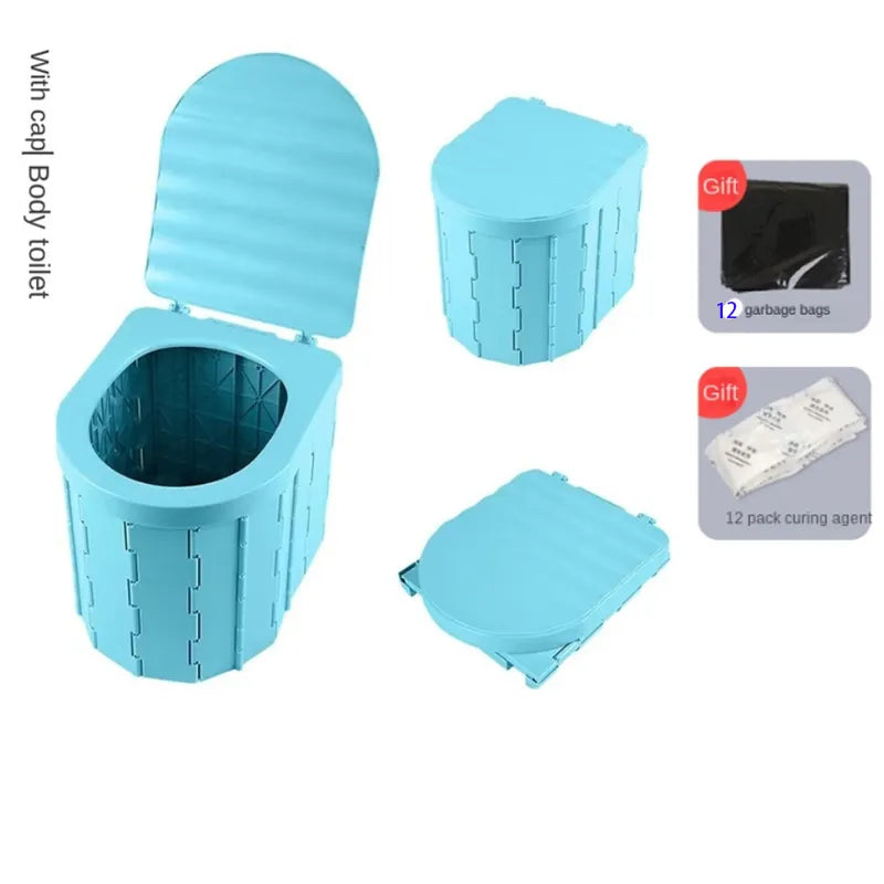 Bequeme Reise Faltbare Camping-Toilette | Brehn