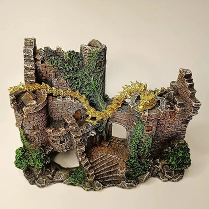 Mystische Schuppen 3D Messing Drache Wohnkultur