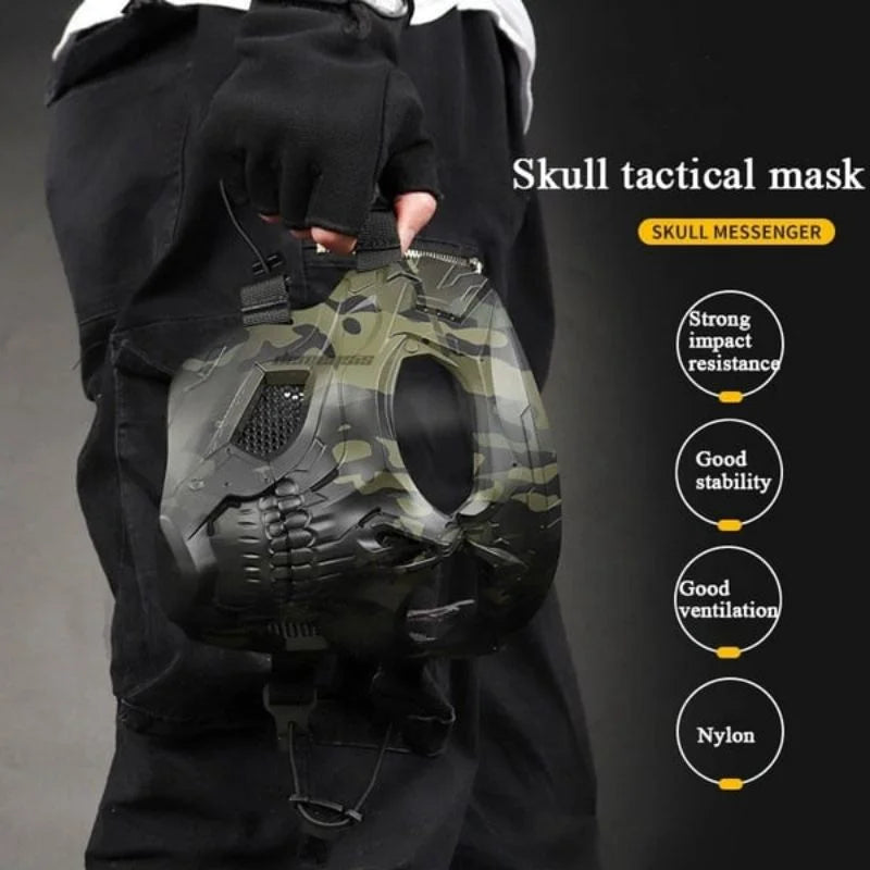 Brehn | Skull Horror Off-Road Motorradmaske