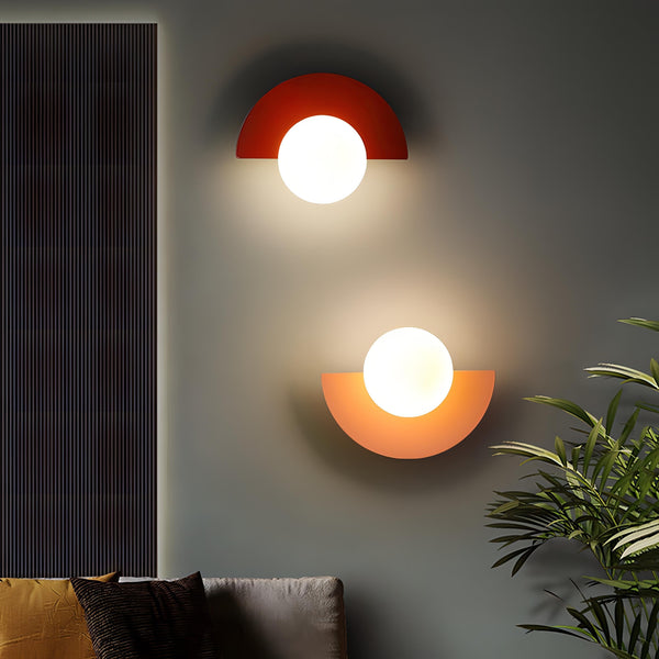 Brehn | Everest - Nordische Halbrunde Wandlampe