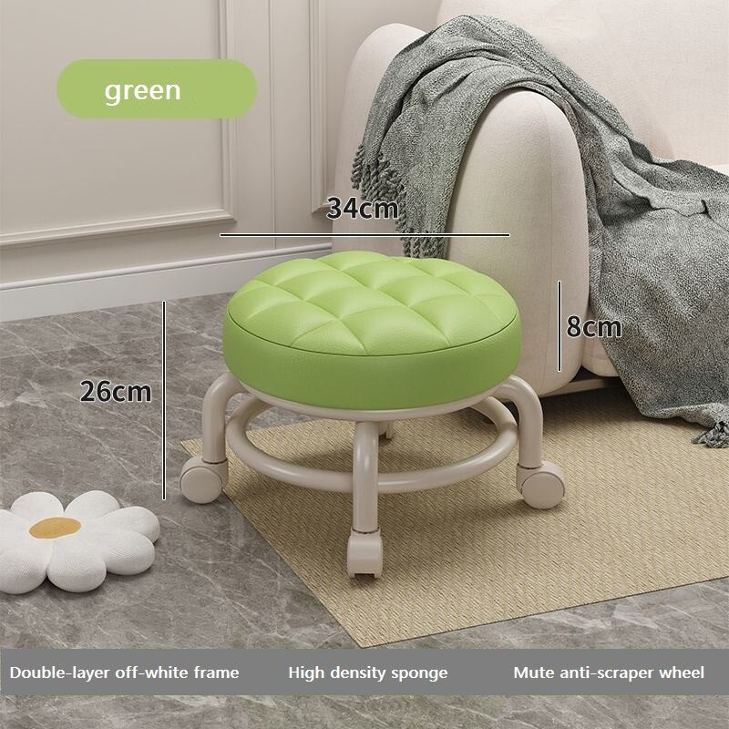 RollEase Mini Rolling Eleganter Niedriger Hocker | Brehn