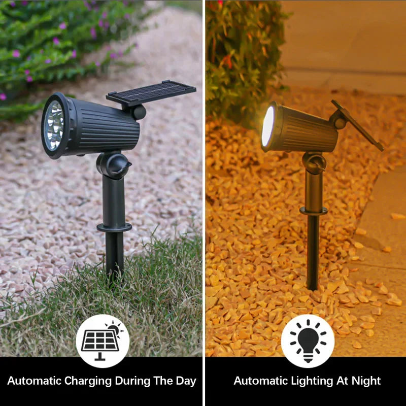 Solar LED Gartenstrahler Außen | Brehn