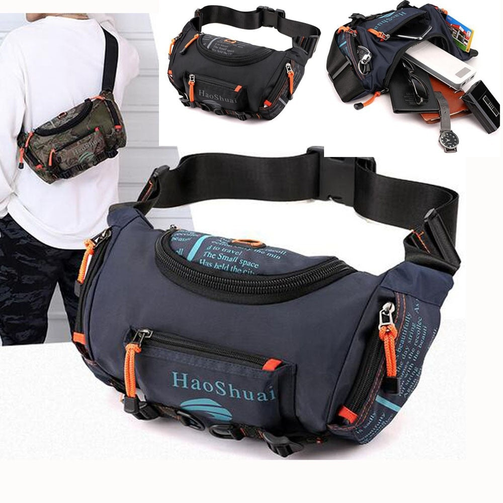 Brehn | Wasserdichte Oxford-Stil Stash-Taschenbauchtasche