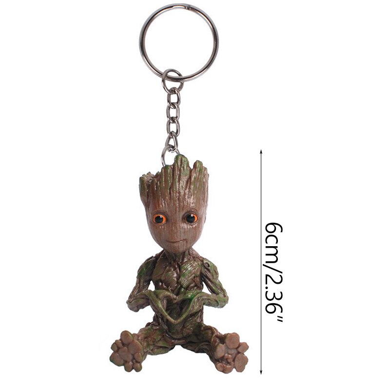 Brehn | Cartoon Groot Miniaturfigur: Verspielte Bürodekoration