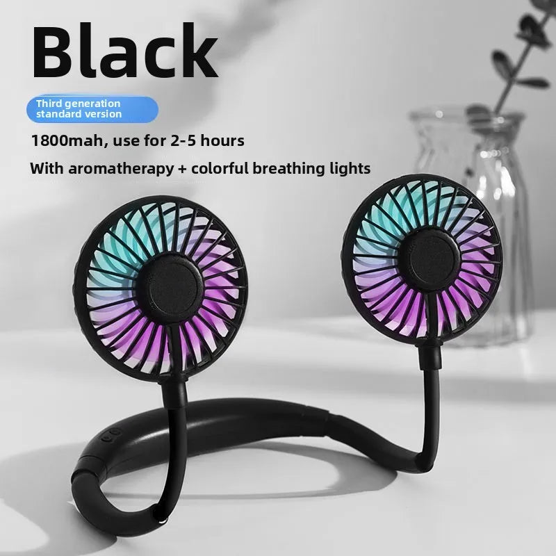 Adjustable Hands-Free Neck Cooling Fan - Image 1