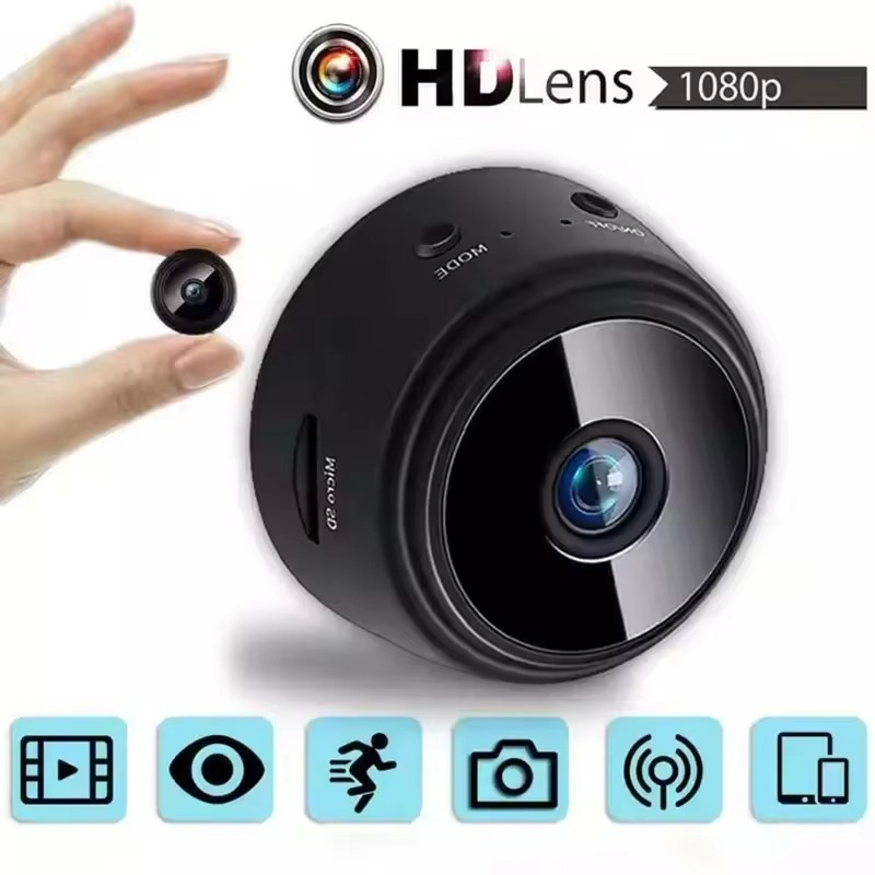 Mini-1080p-HD-Funk-Überwachungskamera mit Nachtsicht und Audio