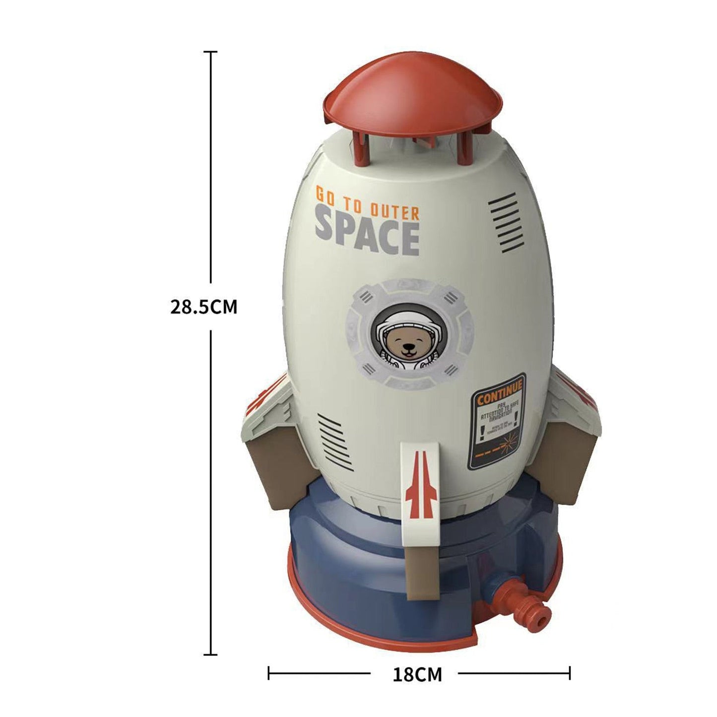VIvolux | Wasser Spray Weltraumraketenwerfer Kinder Spielzeug