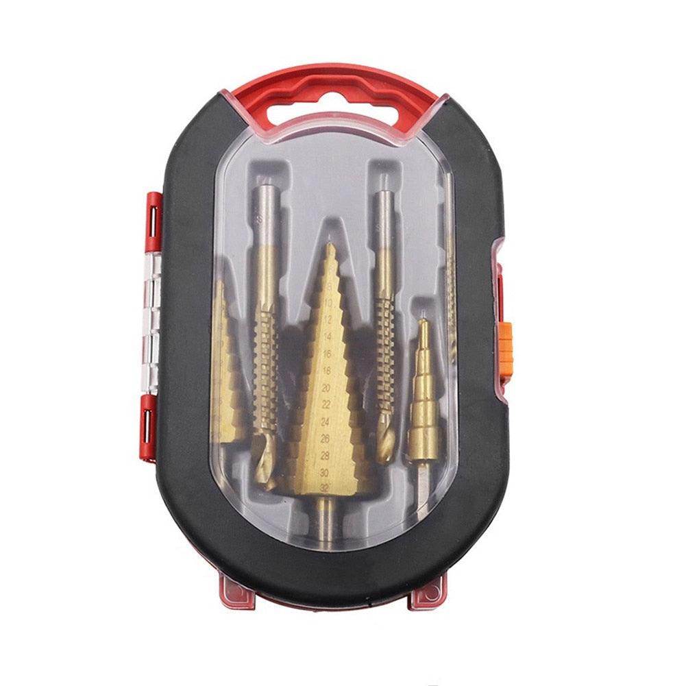 Brehn | 6-teiliges Titan-Bohrer-Set | Für präzises Bohren durch Metall, Holz und andere Materialien