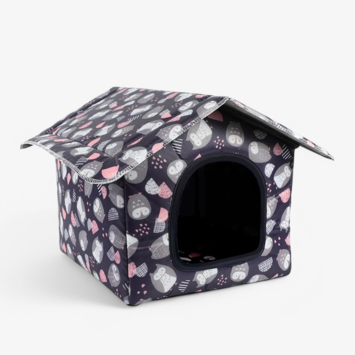 Wetterfeste Tierhaus "CozyNest" für Katzen und kleine Hunde | Brehn