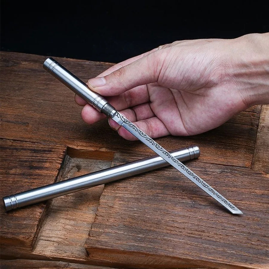 VIvolux | Selbstverteidigung Diskret Verstecktes Mini-Taschenmesser
