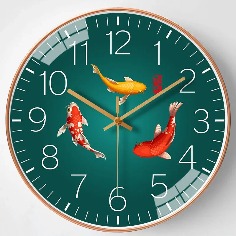 Brehn | Moderne Wanduhr Eleganz im Schlafzimmer