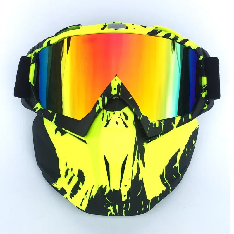 Schneeninja-Maske mit Schutzbrille