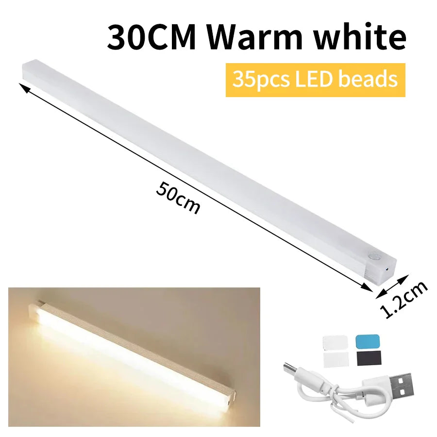 Brehn | SenseLite Motion LED | Wiederaufladbares Sensorlicht mit Magnetbefestigung | Warmweiß | Für Schrank, Bett & Flur