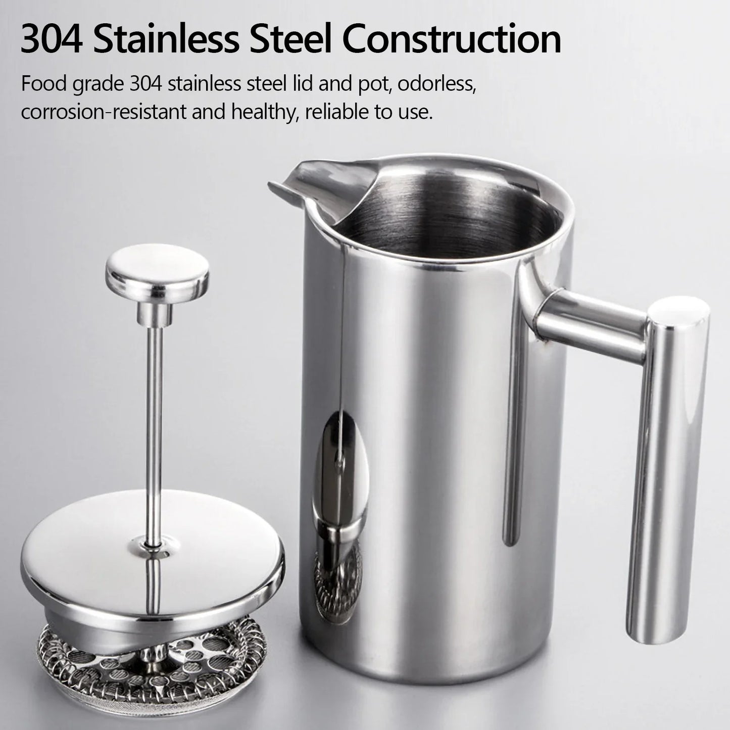 Brehn | Edelstahl French Press Kaffeemaschine
