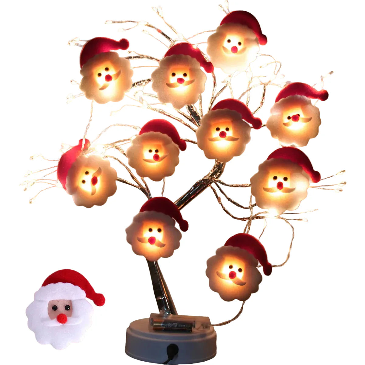 Brehn | FrostyGlow – Schneemann Weihnachtsbaumlichter und hängende Ornamente