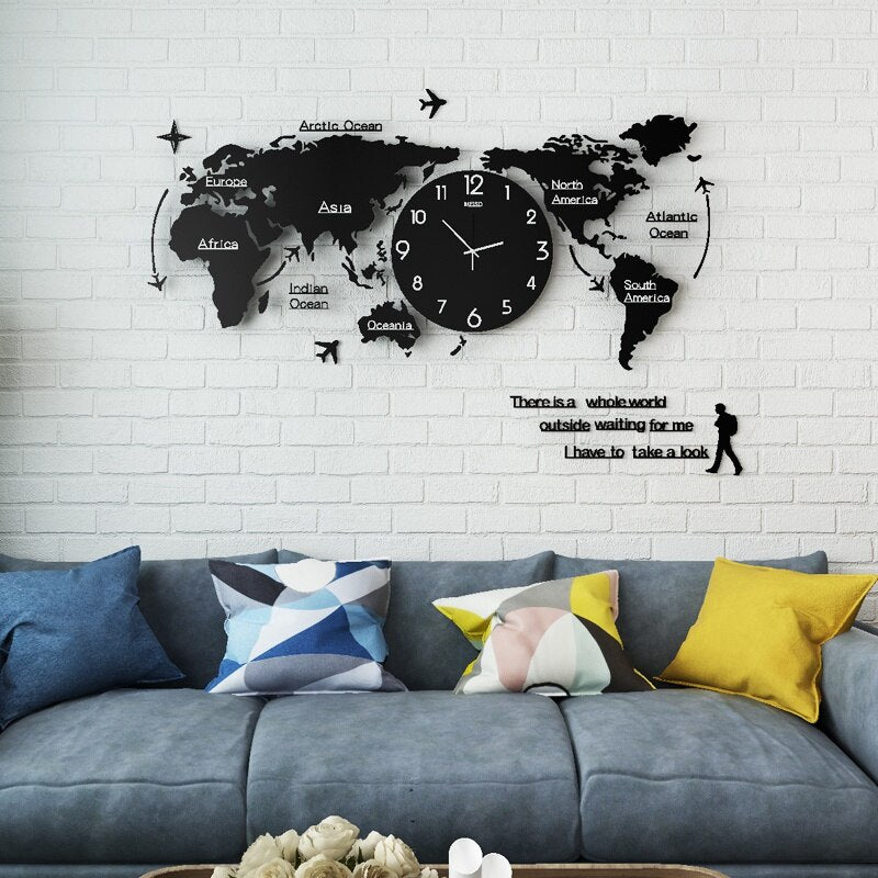 Brehn | Artsy Time Einzigartige Acryl 3D DIY Wanduhr