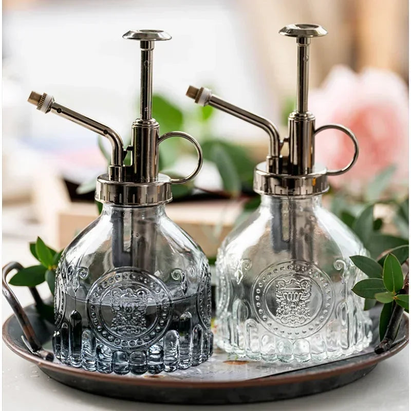 Brehn | Retro Design Glas Wasser Pflanzen Sprühgerät