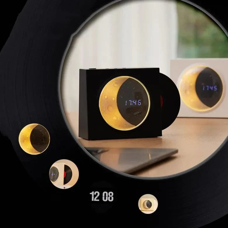 Lunar Tune Wireless Speaker Clock | Brehn
