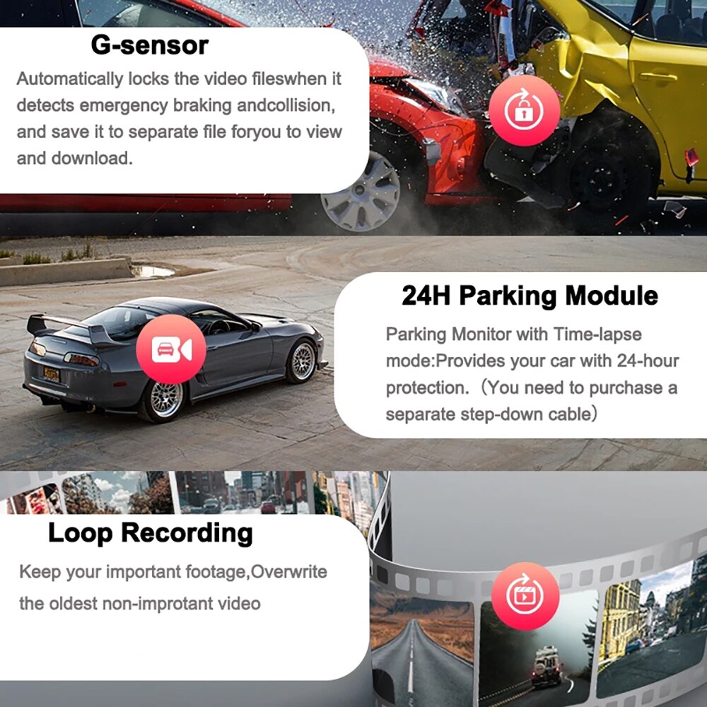 VIvolux | Safe Drive Auto Dash Cam Parkmonitor