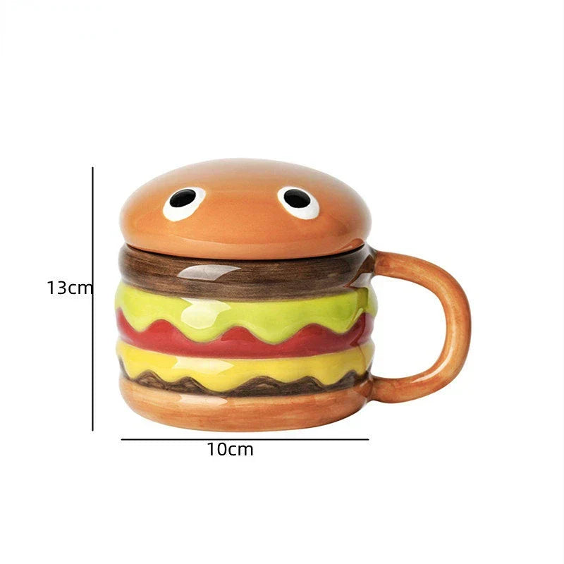 Lecker Hamburger-förmige Keramiktasse