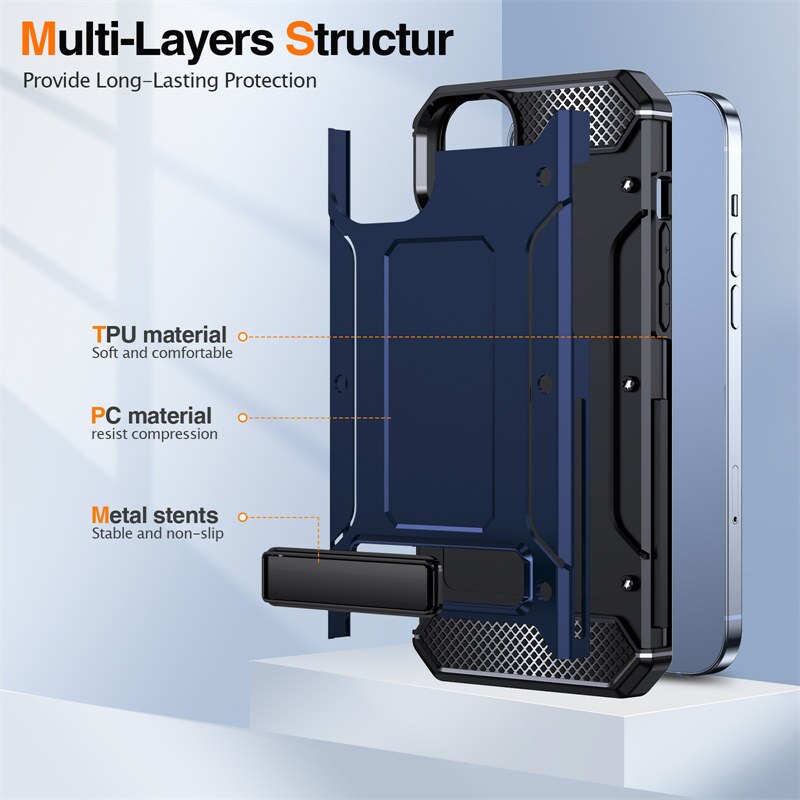 VIvolux | Stand Strong Fall Protector iPhone-Hülle