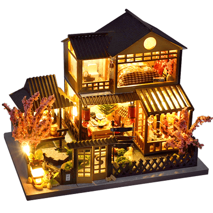 Miniatur DIY Japanische Bau Spielzeuge Set | Brehn