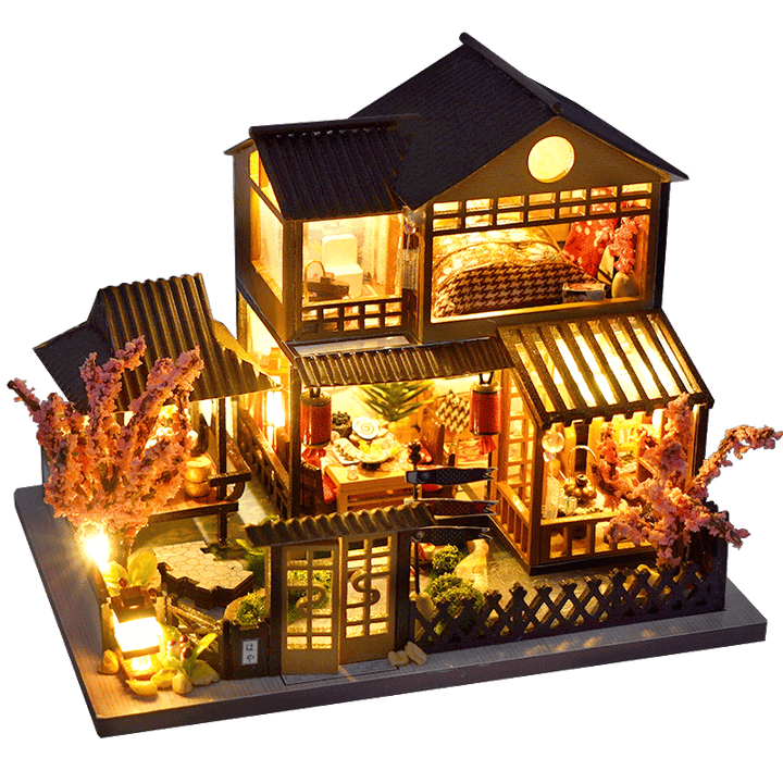 Miniatur DIY Japanische Bau Spielzeuge Set | Brehn