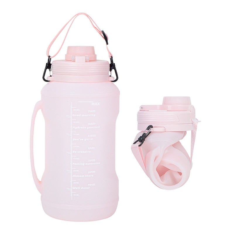 VIvolux | Unzerstörbare Faltbare Camping Wasserflasche