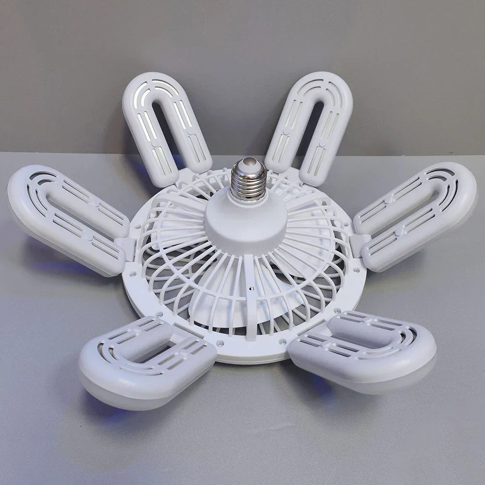 Silent Adjustable Remote Control Ceiling Foldable Fan Lamp | Brehn