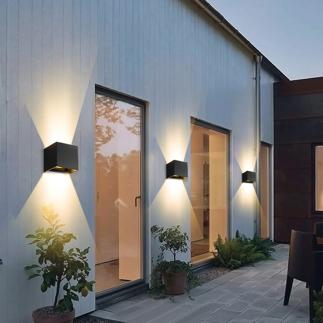 Stylische LED Würfel Wandlampe - LumiCube | Brehn