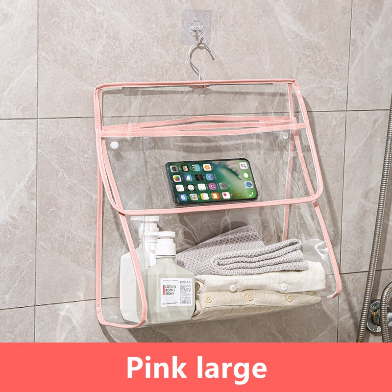 VIvolux | Wasserdichter transparenter hängender Badezimmer-Organisator-Beutel