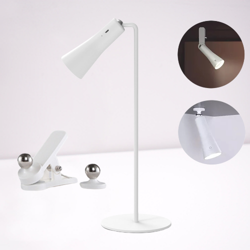 VIvolux | Shiny Orbit wiederaufladbare Rotierende Schreibtischlampe