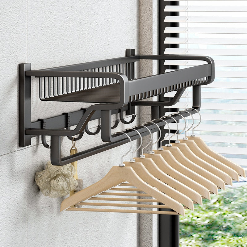 VIvolux | Luxe Wandmontierte Handtuchstation Badezimmerorganizer