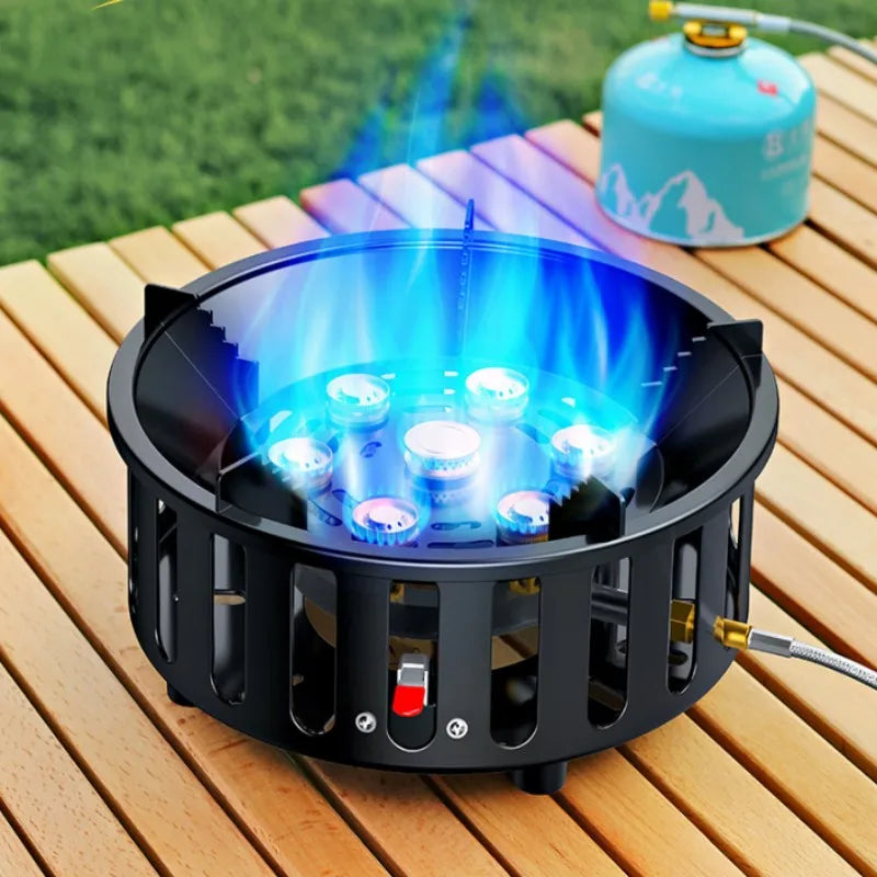7-Kern-Gaskocher für Camping mit elektronischer Zündung – Kael