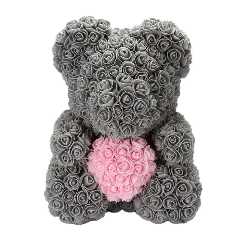Brehn | Künstliche Rosenblumen Teddybär