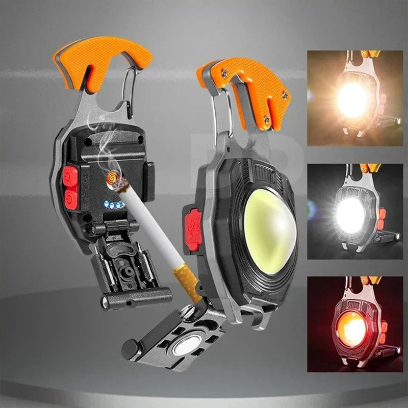 Ultimate COB Multifunktion Wiederaufladbare Eingebaute Lampe Arbeitslicht | Brehn