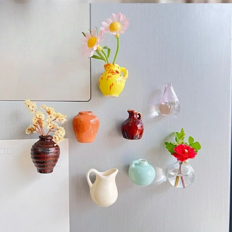 Mini-Magnetvase-Dekoration