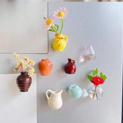 Mini-Magnetvase-Dekoration