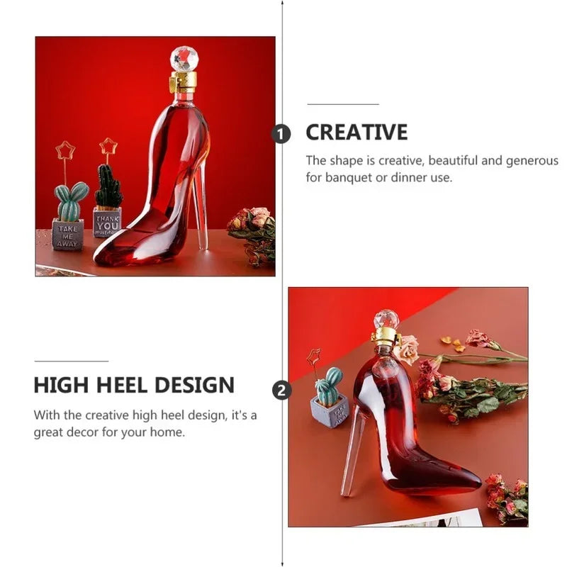 Brehn | High Heel Fancydesign Glas Weinkaraffe