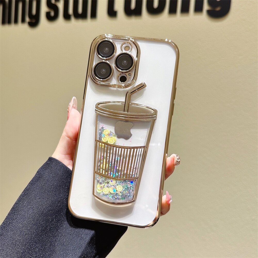 VIvolux | Glitter Star Trinkbecher iPhone-Hülle