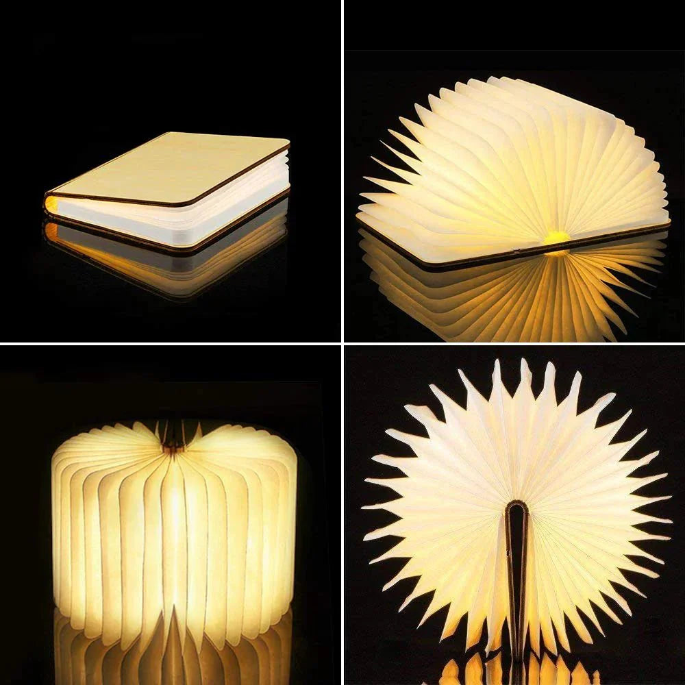 Brehn | BookGlow - Faltbare LED-Lampe - Tragbar und wiederaufladbar - Erhellen Sie Ihre Nächte!