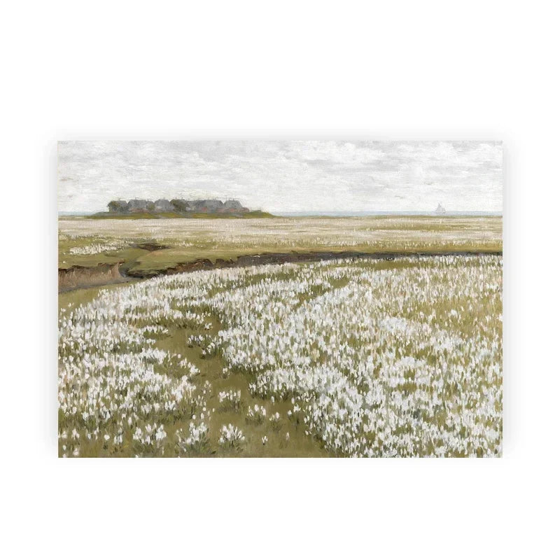 Klassische Vintage Sommer Landschaften Fine Art Leinwanddrucke Galerie Wandkunst Bilder für Wohnzimmer Esszimmer Schlafzimmer Wohnkultur | Brehn