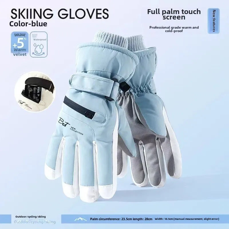 Brehn | GlacioShield Pro Gloves | Waterproof Winter Gloves | Touchscreen & Non-Slip | Warm Fleece Lining for Skiing, Cycling & Outdoor