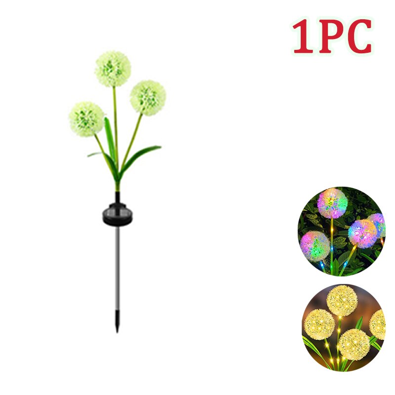 Brehn | Garten Glow Solar-Betriebene Löwenzahnlichter