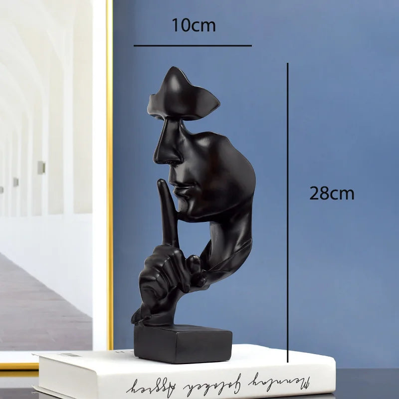 Silent Thinker Abstract Face Home Decor | Brehn