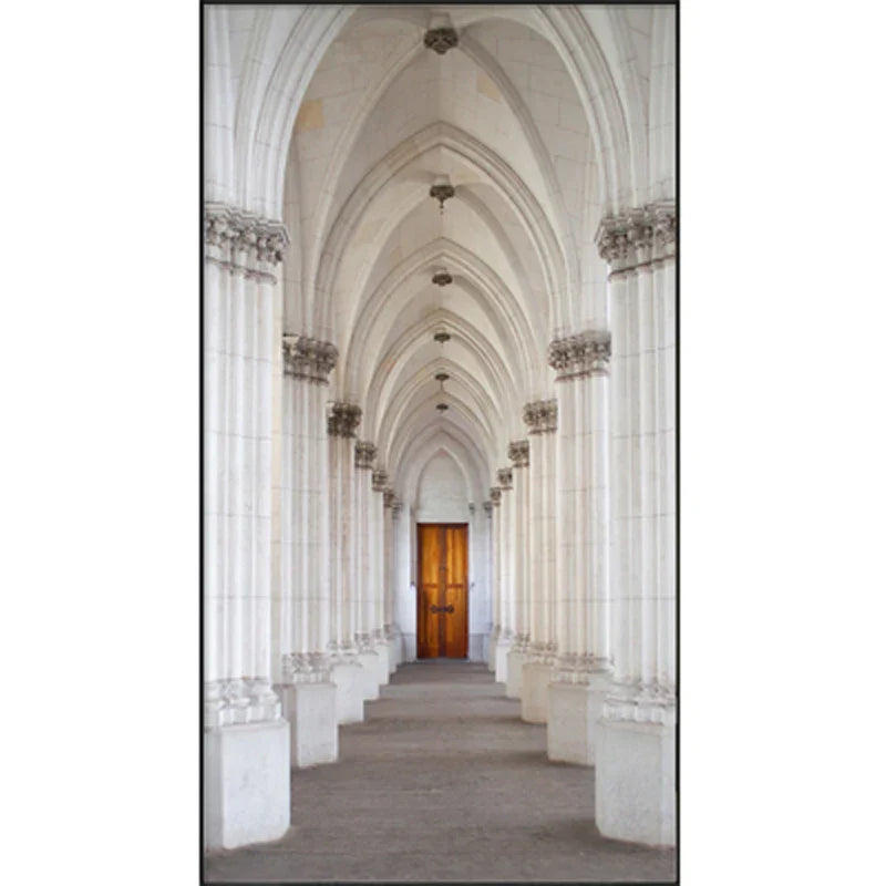 Moderne abstrakte minimalistische Bögen Architektur Wandkunst Fine Art Leinwanddrucke Bilder für Eingangsbereich Foyer Wohnzimmer Home Office Dekor | Brehn